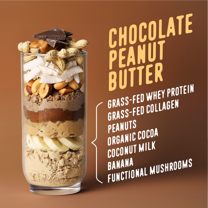 Chocolate Peanut Butter Protein Smoothie